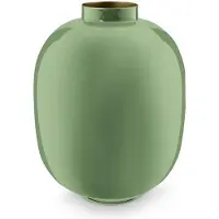 Pip studio Vase Metal Mid Green 32cm