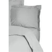 L'essentiel Maison , Grey, Ranforce King-Size-Bettbezug-Set (FR), Grau, 100 % BAUMWOLLE RANFORCE, 240 x 220 cm