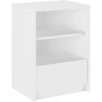 Momax Nachtschrank Arven Weiß