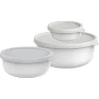Mepal Abverkauf - Lumina Set Frischhaltedosen 3-teilig (250 + 750 + 1500 ml) - weiß - Meal prep boxen