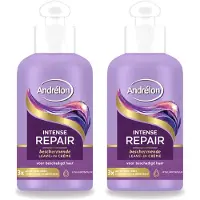 Unilever 2 x Andrélon Intense Repair Leave-In Crème - 200 ml - Vorteilspackung - 2 Stücke