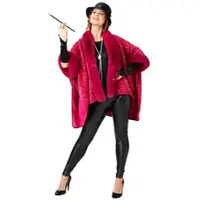 Buttinette Poncho "Pailletten", pink