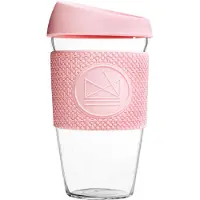 Neon Kactus Thermobecher 450 ml, Pink