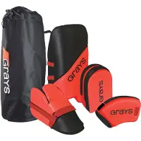Grays Hockey Torwart Set Senior G100 Goalie Set schwarz rot - Senior Größe