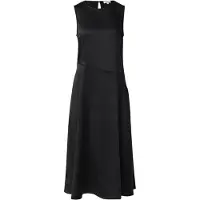 s.Oliver Kleid Ärmelloses Satinkleid mit diagonalem Naht-Detail