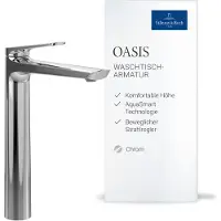 Villeroy & Boch Oasis Waschtischarmatur, Auslaufhöhe 245 mm – Chrom