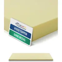 AM Qualitätsmatratzen | Visco-Topper | 100x200 cm | Ohne Bezug | Matratzentopper | 100/200 | Viscoschaum Topper | Memoryschaum