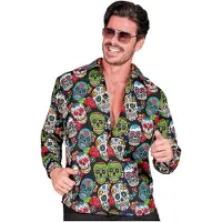 Widmann DIA DE LOS MUERTOS PARTY FASHION HEMD (Hemd), L/XL