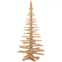 Syfax Holz Weihnachtsbaum KOTKA 210 cm Massives Kiefernholz
