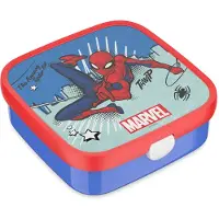Mepal Brotdose groß mit Bento-Einsatz und Gabel Campus - Spiderman - Vesperdose
