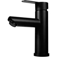 Sonstiges Wasserhahn Edelstahl Schwarz Einhandmischer 15x18 cm G3/8 G1/2