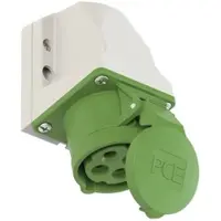 Pce 114-10k CEE-Wandsteckdose (kompakt) 16A 4p 10h IP44 11410k
