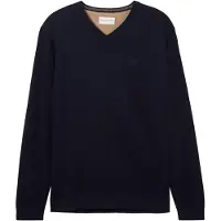 Tom Tailor 1038427 Basic Knit Pullover Mit V-ausschnitt