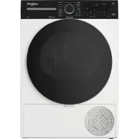 Whirlpool C WD 94M WBS SPT, Freistehend, Frontlader, Wärmepumpe, Weiß, Drehregler, Berührung, Links
