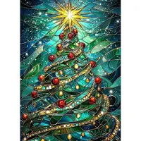 OEM Diamond Painting Set Weihnachtsbaum 30x40 cm