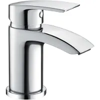 Sonstiges Waschtischarmatur Einhebelmischer Chrom Wasserfall Messing 0,5-10 bar