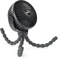 Reer Mini Universal Ventilator "CoolAir" schwarz – 4er Vorteilset