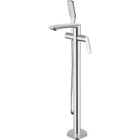 TRIZERATOP Freistehende Wannenarmatur mit Handbrause, DESSO CROMO