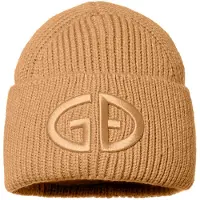 Goldbergh - Umgeschlagene Wollmütze - Valérie Beanie W Lark für Damen aus Wolle - Beige