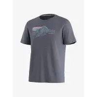 Smartwool - Alpine Trace Active Short Sleeve Graphic Tee - Merinoshirt Gr M grau