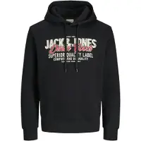 Jack & Jones Kapuzensweatshirt "JJELOGO SWEAT HOOD 2 COL 25/26 NOOS", mit stylischem Print