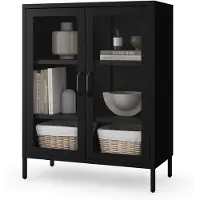 Merkloos Eleganter Gläserner Vitrinenschrank für das Wohnzimmer