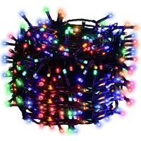 Peviasot LED Lichterkette 30M 300LEDs mit 8 Modi für Innen Weihnachten Party Garten Bedienung Funkelnder Sterneffekt Deko Bunt