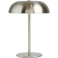 Luxus Europe - Tischlampe Claire Silber - Kabellose LED-Tischlampe für den Innenbereich – USB-C wiederaufladbar
