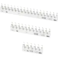 ABB PS2/6/16BP Phasenschiene 2-phasig, 6 Pins, 16mm2 Phasenfolge L1-L2-L1-L2-... 2CDL220489R1606 PS2616BP