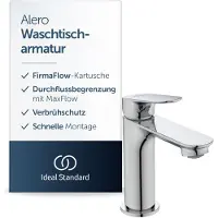 Ideal standard Alero Waschtischarmatur, mit Garnitur, Höhe 100 mm – Chrom