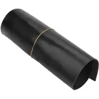 Merkloos Omgoods - Abfallsammler, extra groß - Schwarz, Leder - 30 x 30 x 0,2 cm - Handwerkliche Verarbeitung - Werkzeuge - Hobbywerkstatt