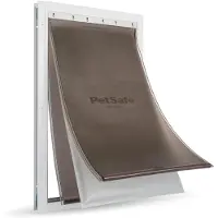 OCreon Tierausgang XL – aus Aluminium – 3-fach System mit magnetischer Verschlussvorrichtung – für Haustiere bis zu 100 kg