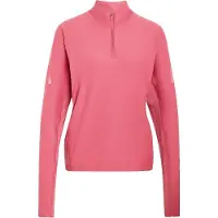 Adidas Rollkragenshirt PERFORMANCE "ADI365/// ZIP W", Damen, Gr. XL, pink (dual magenta), Obermaterial: 88% Polyester, 12% Elasthan, Rundhals, Shirts Rollkragenshirt