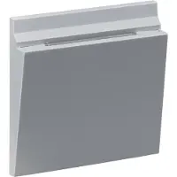 Legrand 765243 SEANO Abdeckung mechanischer Hotel-Card-Schalter, Farbe: Aluminium lackiert