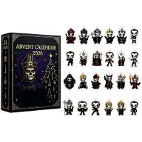 Beherger Ghost Band Adventskalender 2026 24 Tage Weihnachts Countdown Kalender, für Weihnachtsdekoration, Heimdekoration & Festgeschenk