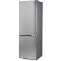 Domo Kombikühlschrank mit 2 Türen, DO91336C, Total No Frost, 310 Liter, 60 cm, Edelstahl-Optik
