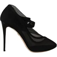 Dolce&Gabbana Dolce & Gabbana Black Stretch Tulle Stretch Boots Shoes