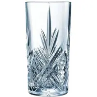 Arcoroc BROADWAY Longdrinkglas - 28 cl - (Ø 6,8 x 13,4 cm) - ungeeicht, 6er Set