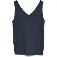 Vero Moda %Vmnewlex Pointelle V-Neck Top Noos