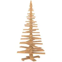 vidaXL Holz Weihnachtsbaum KOTKA 180 cm Massives Kiefernholz 42051484