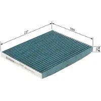 Bosch Innenraumfilter BOSCH 0 986 628 554