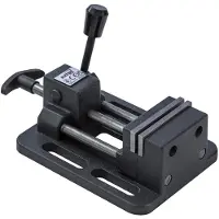 Dripio Bohrerschraubstock 75 mm, Profi-Schnellschub, Präzisionsbacken