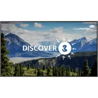 Legamaster DISCOVER 3 Business Monitor, 75", 4K Ultra HD, LED-Display, 60 Hz, schwarz