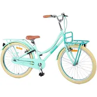 Volare Excellent Kinderfahrrad - Mädchen - 24 Zoll - Grün - Zwei Handbremsen