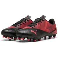 Puma Fußballschuh "RAPID FGAG", Herren, Gr. 42, Textil, rot (schwarz, ultra rot), Synthetik, Schuhe Fußballschuh, für Rasen- und Kunstrasenplätze