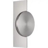 Globo Wandlampe Jasper, alu / grau / zink, für Wohn- / Esszimmer, Metall, Modern, LED Wandleuchte, Wandlampe Innen