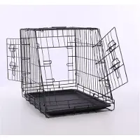 Nordic Paws - Sloping Wire cage black - S 63x44x50,5cm - (540058529239)