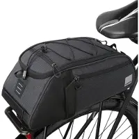 Merkloos Fahrradtasche für Gepäckträger – Wasserdicht – 8 Liter – Polyester – Mit Schultergurt