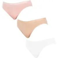 Dim Pack-3 Les Pockets Höschen elastischen Stoff D4H00 Frau