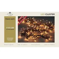 Coen Bakker Weihnachtsbeleuchtung Lichterkette, 1152 LEDs, 6.9m, blinkend mit Timer